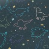 星空恐龍斜紋布(幅寬150公分)