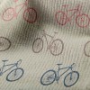 復古彩色自行車毛巾布(幅寬160公分)