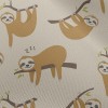 慵懶爬樹樹懶雪紡布(幅寬150公分)