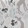 優雅花朵長頸鹿斜紋布(幅寬150公分)