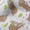 悠閒愜意樹懶毛巾布(幅寬160公分)