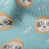 呆萌大頭樹懶毛巾布(幅寬160公分)