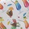 鮮豔雞尾酒椰子汁斜紋布(幅寬150公分)