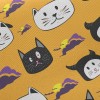 萬聖節裝扮貓咪斜紋布(幅寬150公分)