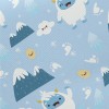 傳說中逗趣雪怪厚棉布(幅寬150公分)