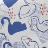優雅天鵝剪影斜紋布(幅寬150公分)
