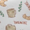 牛角麵包咖啡斜紋布(幅寬150公分)
