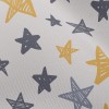 塗鴉雙色星星雪紡布(幅寬150公分)