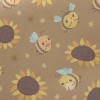 太陽花蜜蜜蜂斜紋布(幅寬150公分)