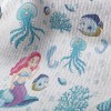 水母小魚美人魚毛巾布(幅寬160公分)