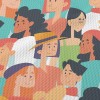 世界女孩大不同泡泡布(幅寬160公分)