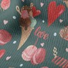 甜蜜草莓甜筒毛巾布(幅寬160公分)