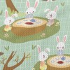 兔子家族野餐泡泡布(幅寬160公分)