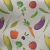 新鮮多彩蔬菜刷毛布(幅寬150公分)