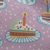 燭光精緻蛋糕雪紡布(幅寬150公分)