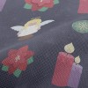 聖誕紅天使裝飾麻布(幅寬150公分)