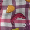 格紋各種水果帆布(幅寬150公分)