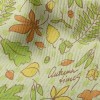 秋天的綠葉堅果毛巾布(幅寬160公分)