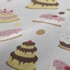 草莓奶油蛋糕麻布(幅寬150公分)