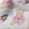 愛心熊娃娃毛巾布(幅寬160公分)