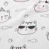 墨鏡斜眼貓泡泡布(幅寬160公分)