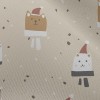 聖誕帽憂鬱貓雪紡布(幅寬150公分)