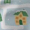 雪中溫馨房屋帆布(幅寬150公分)