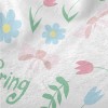 夢幻蝴蝶結花園法蘭絨(幅寬150公分)