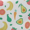 葡萄柚香蕉蔬果斜紋布(幅寬150公分)