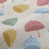 小點點雨傘麻布(幅寬150公分)
