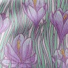 綻放的紫色花帆布(幅寬150公分)