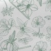 線條素描大花朵斜紋布(幅寬150公分)
