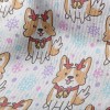 柯基裝扮聖誕麋鹿毛巾布(幅寬160公分)