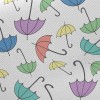 多彩鮮豔雨傘斜紋布(幅寬150公分)