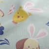 裝扮兔子動物女孩鳥眼布(幅寬160公分)