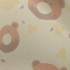 可愛熊吃蜂蜜雪紡布(幅寬150公分)