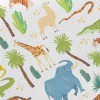 動物與獨特仙人掌斜紋布(幅寬150公分)