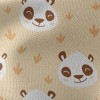 瞇眼微笑貓熊帆布(幅寬150公分)