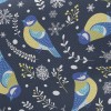 冷豔小藍鵲斜紋布(幅寬150公分)