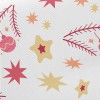 聖誕樹裝飾星星斜紋布(幅寬150公分)