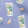 熱帶柳橙果汁水晶絨(幅寬160公分)