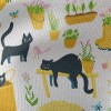 花園玩耍小貓咪帆布(幅寬150公分)
