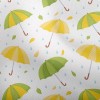 雨傘雨滴落葉雙斜布(幅寬150公分)