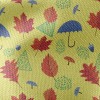 楓葉和雨傘帆布(幅寬150公分)