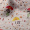 小熊賞楓散步毛巾布(幅寬160公分)