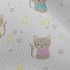 聰明乖巧貓咪雪紡布(幅寬150公分)