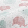 粉彩大象麻布(幅寬150公分)