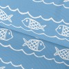 條紋簍空小魚牛津布(幅寬150公分)