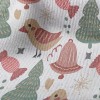 可愛小鳥與糖果毛巾布(幅寬160公分)