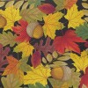秋天落葉與榛果斜紋布(幅寬150公分)